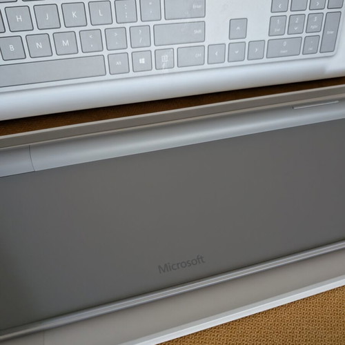 Microsoft Surface UK Key Layout Wireless Keyboard like new, silver
