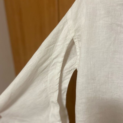 Lotus Eaters white linen shirt new, size large