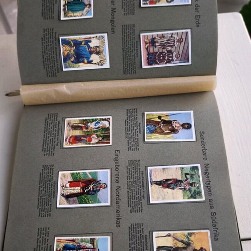 Vintage Josetti "Die Welt in Bildern" album used, 1930
