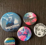 Madonna pins used, pack of five