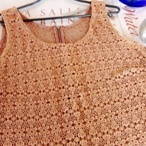 Acme summer blouse like new, size XL 42, brown