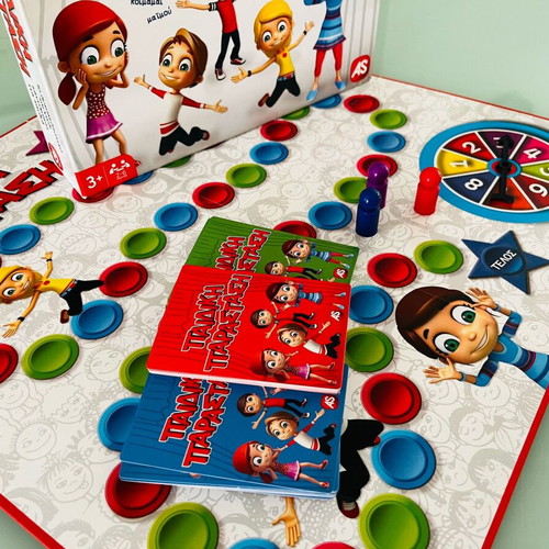 Paidiki Parastasi board game, pantomime for kids