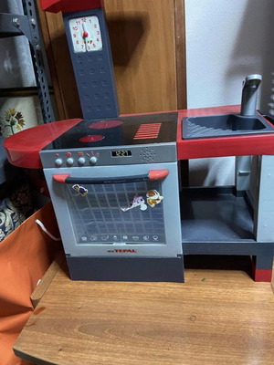 Tefal Kids Kitchen Like New with Electric Red Light Burners