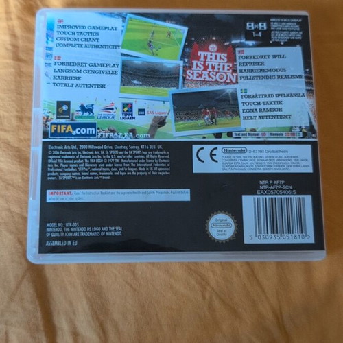 FIFA 07 Nintendo DS like new with box