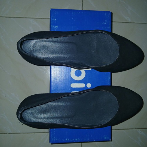Sabino women's suede shoes used, size 37, black ballerinas