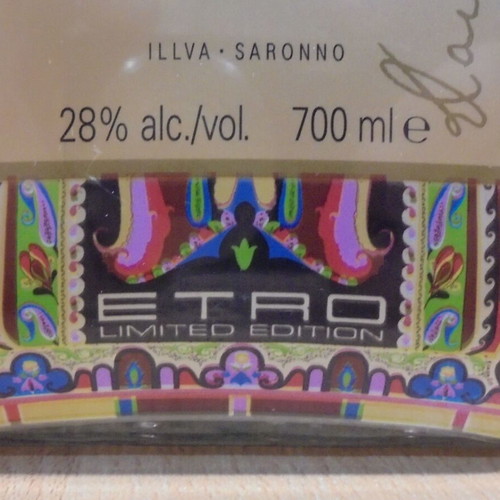 Disaronno Originale By ETRO collectible empty bottle used