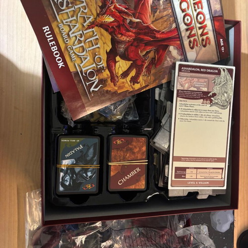 Dungeons and Dragons Wrath of Ashardalon board game new