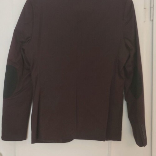 H&M jacket slim fit, like new, burgundy and black, size S