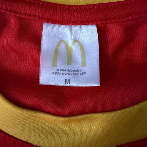 McDonald's World Cup 2026 Medium Size Shirt New