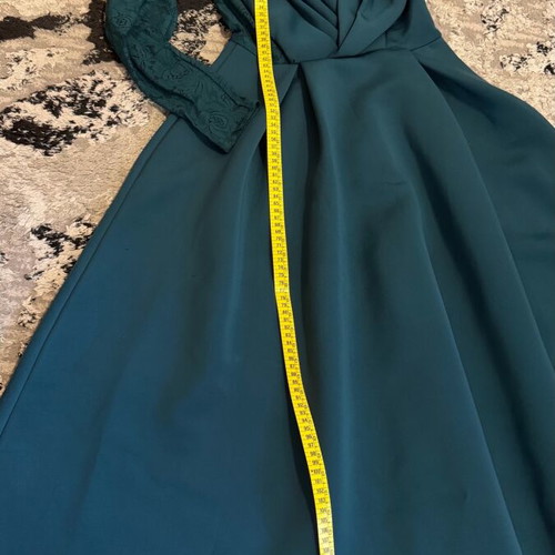 Dress size M like new, blue and green