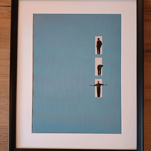 The Truman Show poster framed new, 30x40cm with matting