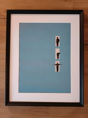 The Truman Show poster framed new, 30x40cm with matting