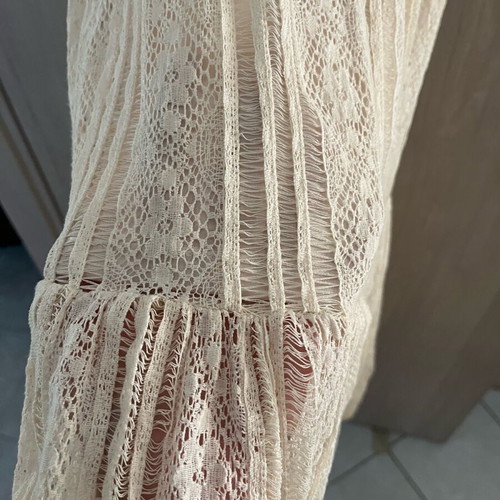 Lace dress beige and gold medium Maki Philosophy like new