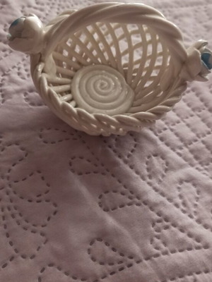 Small decorative basket with minor imperfections
