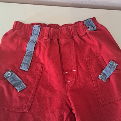 Marasil boys' shorts red like new, size 92 cm, 24-36 months