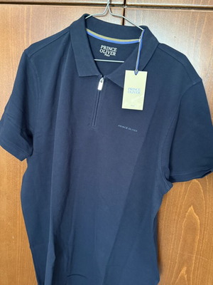 Prince Oliver polo shirt new, XXL, blue, 100% cotton
