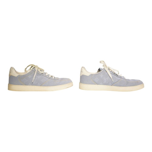 Louis Vuitton Monogram Denim Low-Top Sneakers used, men's size 43.5