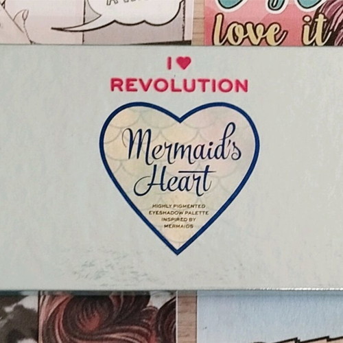 Revolution Mermaids Heart eyeshadow palette 12 shades new