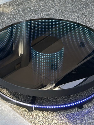 360 Video Booth Infinity Mirror like new with props and accessories