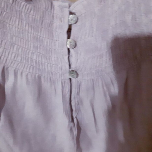 Zara off-shoulder top large/xlarge, like new, lilac cotton
