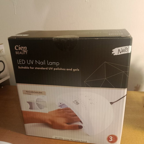 Nail Lamp 5/10W with Elixir Rubber Base and Accessories new
