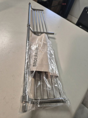 IKEA Bathroom Shelf 60x10cm Stainless Steel New