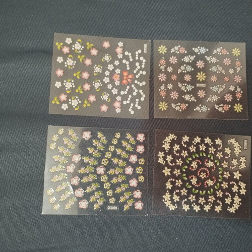Nail stickers pack of 18 sheets, like new