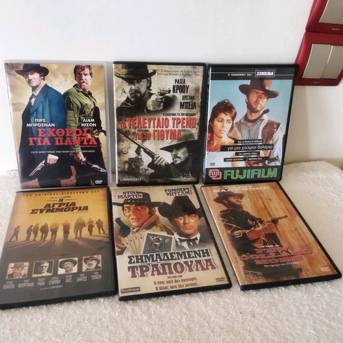 Classic Western DVD set of 6 movies like new with subtitles