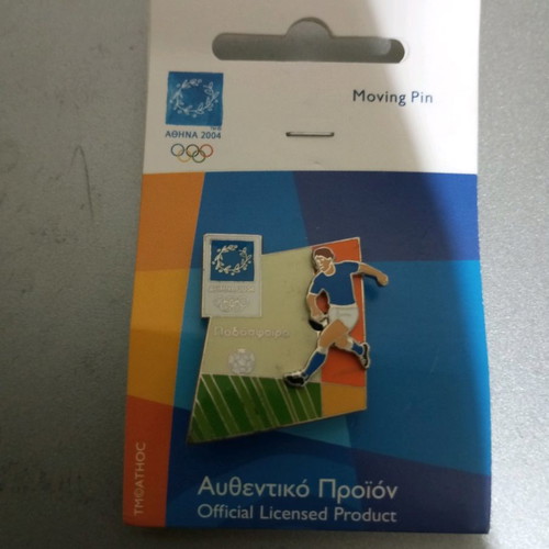 Καρφίτσα Ολυμπιακών Αγώνων Ποδόσφαιρο σαν καινούργια