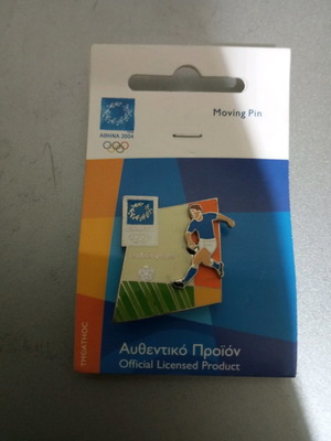 Καρφίτσα Ολυμπιακών Αγώνων Ποδόσφαιρο σαν καινούργια