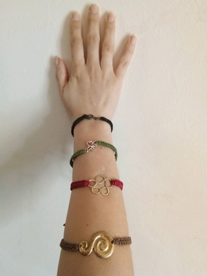 Handmade Macrame Bracelets new, set or single boho style