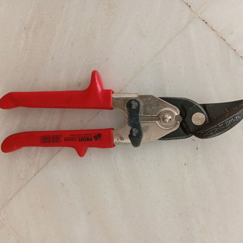 German left-cutting Profi scissors like new, 25 cm