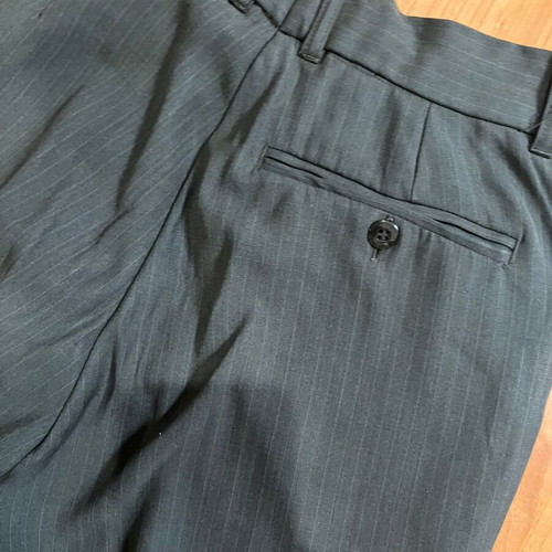 Nuova Moda Suit Pants M like new, gray, handmade viscose