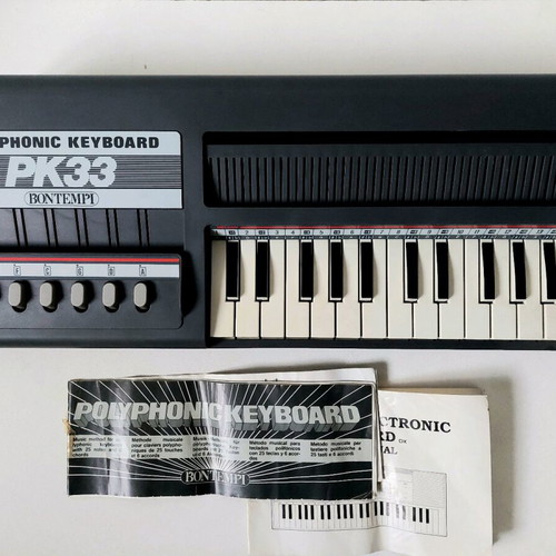 Bontempi PK33 Polyphonic Keyboard vintage, like new