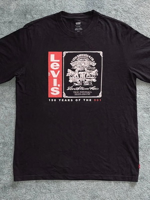 Levi’s 150 Years of the 501 Relaxed Graphic T-shirt μέγεθος M σαν καινούργιο, μαύρο