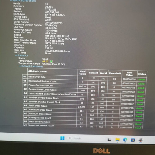 Dell Latitude E6540 15.6" laptop with 8GB RAM and 250GB SSD