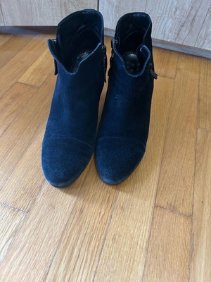 RAG & BONE Harrow Original Μπότες Σουέντ Μαύρο και Μπλε σαν καινούργιο μέγεθος 38