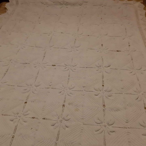 Bedspread crochet new handmade 1.75x2