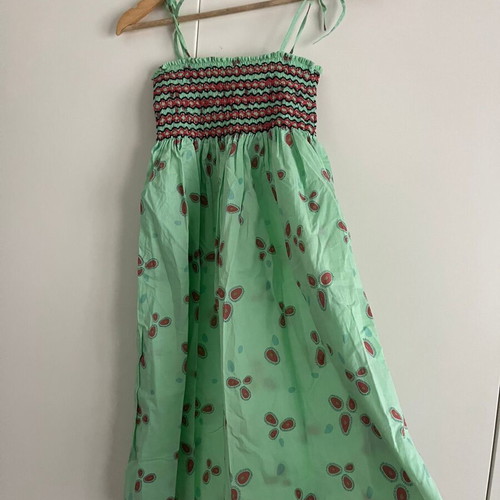 Tiki Tiki Smocked Summer Dress New, 100% Cotton, Adjustable Straps