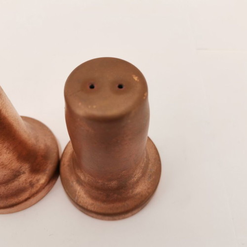 Salt shaker pepper shaker ashtray used copper Zambia