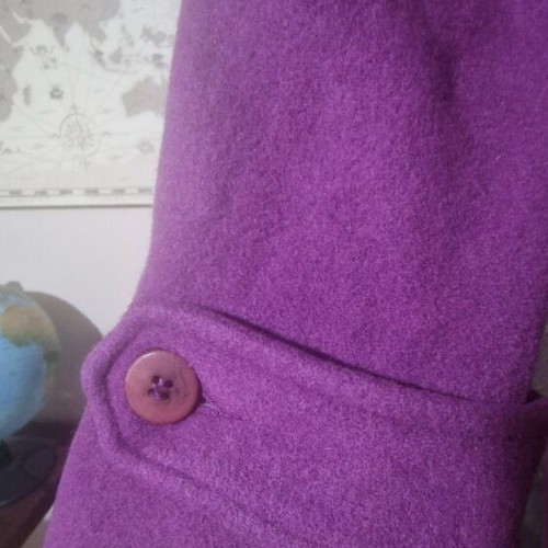 Artisti Italiani wool women's coat like new, purple