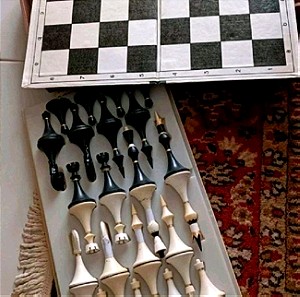 Σκάκι βιντατζ συλλεκτικο 2 σε ένα παιχνιδια