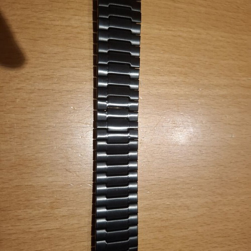 Watch bracelet 22mm black elastic new