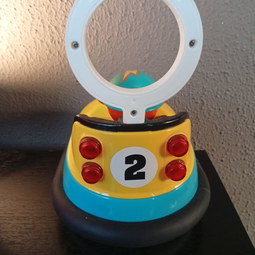 Remote control crash car like new with lights and horn
