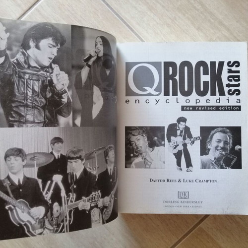 Q Magazine Encyclopedia of Rock Stars music encyclopedia used, English