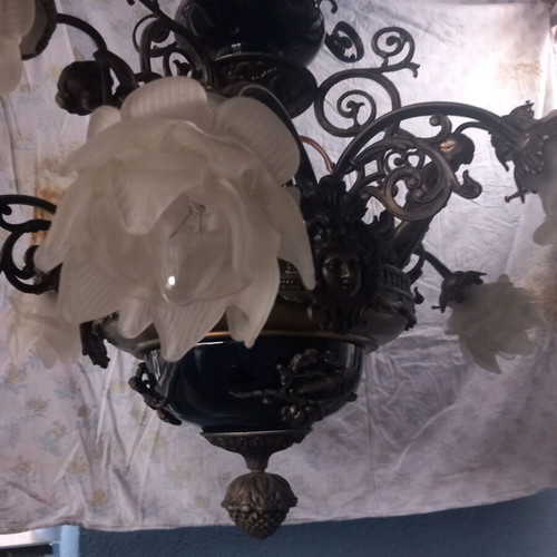 Vintage ceiling light used