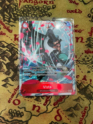 Vista Treasure Rare Parallel Character Card TR OP16-011 One Piece TCG