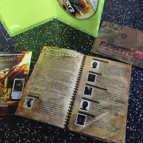 Far Cry 2 Xbox 360 game like new with map