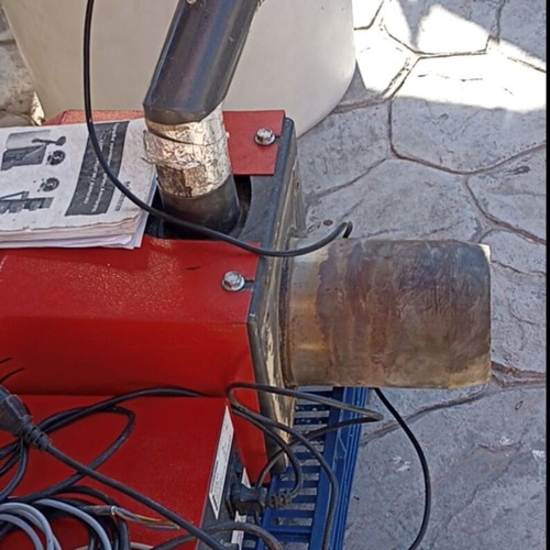 Pellet burner with tank MS50 Mytherm like new