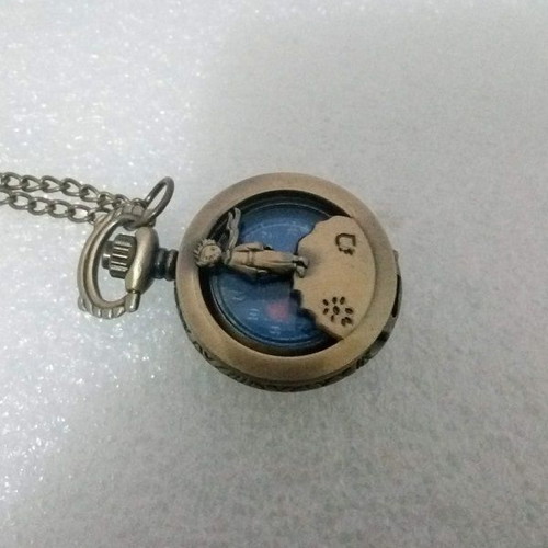 Pocket watch medallion The Little Prince vintage like new